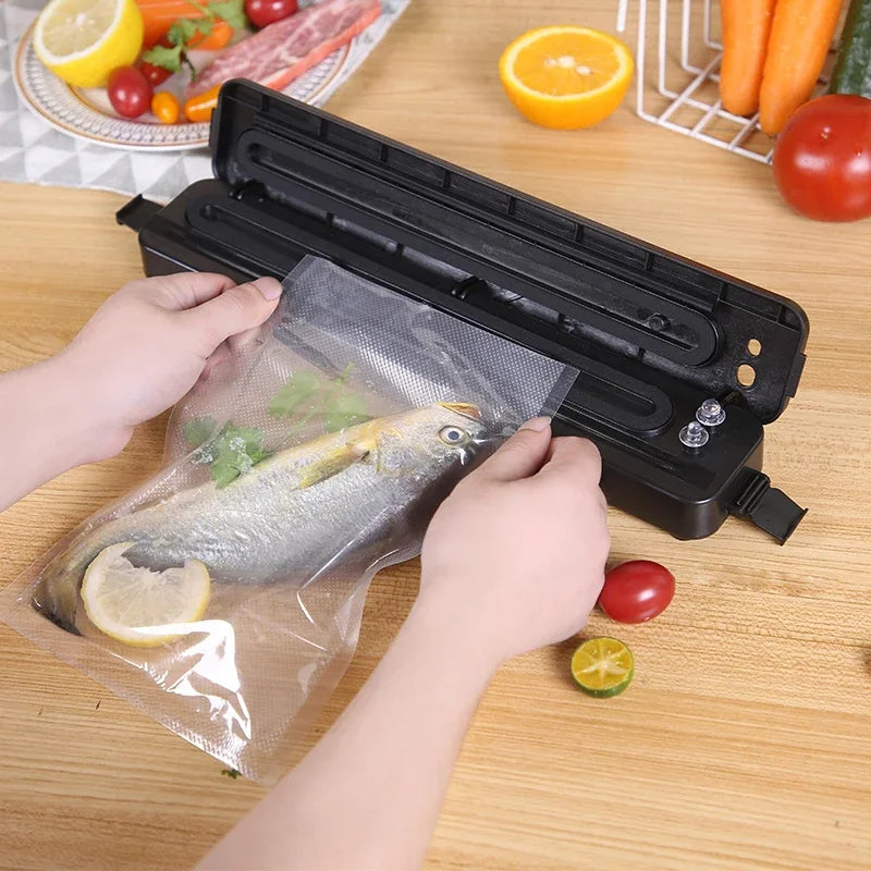 Kitchen Gadgets Home Sealing Machine Food Vacuum Sealer Small Portable Plastic Bags Sealer  Food Vacuum Packaging Machine