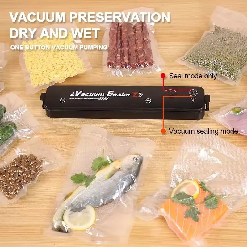 Kitchen Gadgets Home Sealing Machine Food Vacuum Sealer Small Portable Plastic Bags Sealer  Food Vacuum Packaging Machine